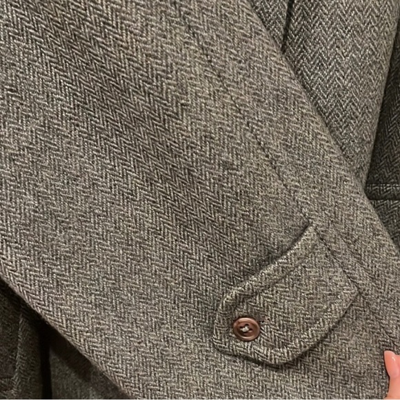 Vintage Burberry Mens Wool Cashmere Blend Coat - Picture 4 of 8